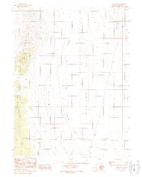 Potts Well 1989 topographic map thumbnail