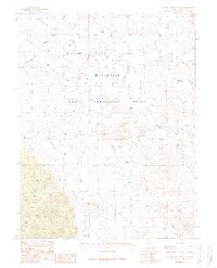 Powell Mountain NE 1987 topographic map thumbnail