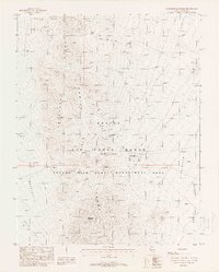 Quartzite Mountain 1988 topographic map thumbnail