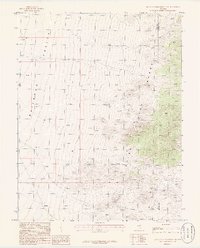 Quinn Canyon Springs NW 1985 topographic map preview
