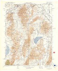 Sonoma Range 1939 topographic map thumbnail