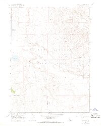 Swan Lake 1966 topographic map thumbnail