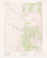 Vigus Butte NE 1969 topographic map thumbnail