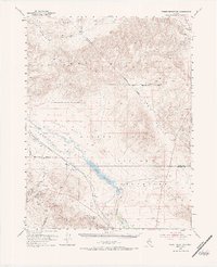 Weber Reservoir 1951 topographic map thumbnail