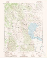 Topaz Lake 1988 topographic map thumbnail