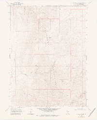 Welches Canyon 1968 topographic map thumbnail