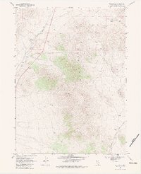 Wells Peak 1968 topographic map thumbnail