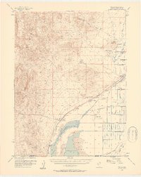 Toulon 1956 topographic map thumbnail