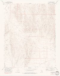 Tule Spring 1973 topographic map thumbnail