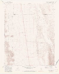 Wildcat Wash SW 1969 topographic map thumbnail