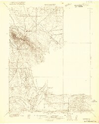 NW 1/4 Panaca topographic map thumbnail