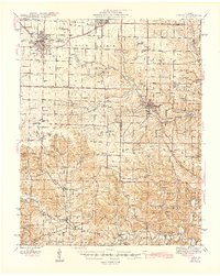 Aurora 1945 topographic map thumbnail