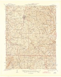 Ava 1945 topographic map thumbnail