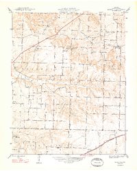 Bassville 1948 topographic map thumbnail