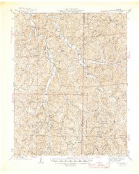 Berryman 1945 topographic map thumbnail