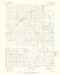 Bosworth 1951 topographic map thumbnail