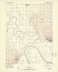 Brunswick West 1951 topographic map thumbnail