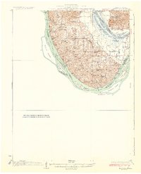 Brussels 1931 topographic map thumbnail