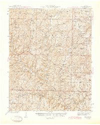 Buckhart 1945 topographic map thumbnail
