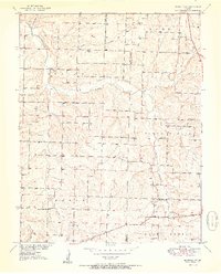 Buffalo NW 1951 topographic map thumbnail