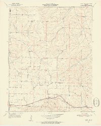 Cabool NW 1951 topographic map thumbnail