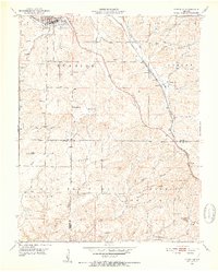 Cabool SE 1951 topographic map thumbnail