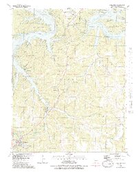 Camdenton 1983 topographic map thumbnail