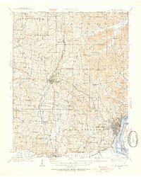 Cape Girardeau 1922 topographic map thumbnail