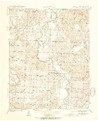 Caplinger Mills 1939 topographic map thumbnail