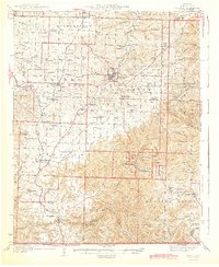 Cassville 1944 topographic map thumbnail