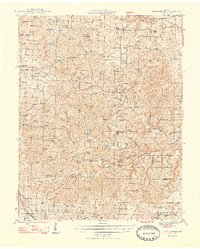 Clear Springs 1948 topographic map thumbnail