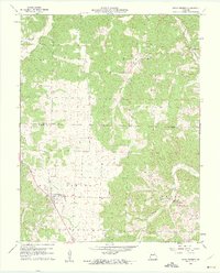 Cross Timbers 1960 topographic map thumbnail