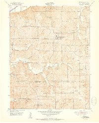 De Kalb 1951 topographic map thumbnail