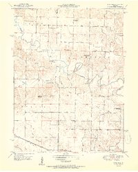 Deer Ridge 1951 topographic map thumbnail