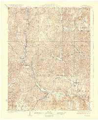 Des Arc 1929 topographic map thumbnail