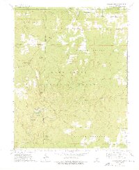 Dyestone Mountain 1973 topographic map thumbnail