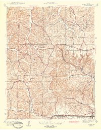Eureka 1944 topographic map thumbnail