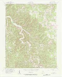 Flat 1954 topographic map thumbnail
