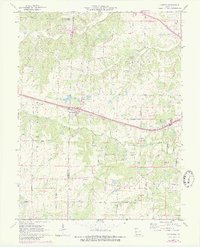 Foristell 1972 topographic map thumbnail