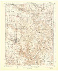 Fulton 1931 topographic map preview
