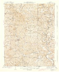 Gainesville 1940 topographic map thumbnail