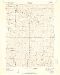 Gower 1951 topographic map thumbnail