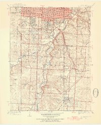 Grandview 1934 topographic map thumbnail