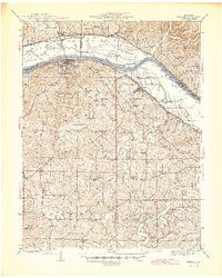 Hermann 1945 topographic map preview