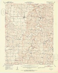 Hermitage 1951 topographic map thumbnail