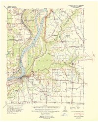 Hickman 1939 topographic map thumbnail