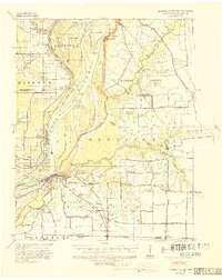 Hickman 1939 topographic map thumbnail