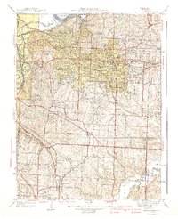 Independence 1940 topographic map preview