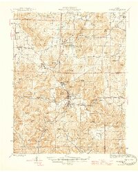 Ironton 1946 topographic map thumbnail