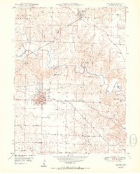 Kahoka 1950 topographic map thumbnail